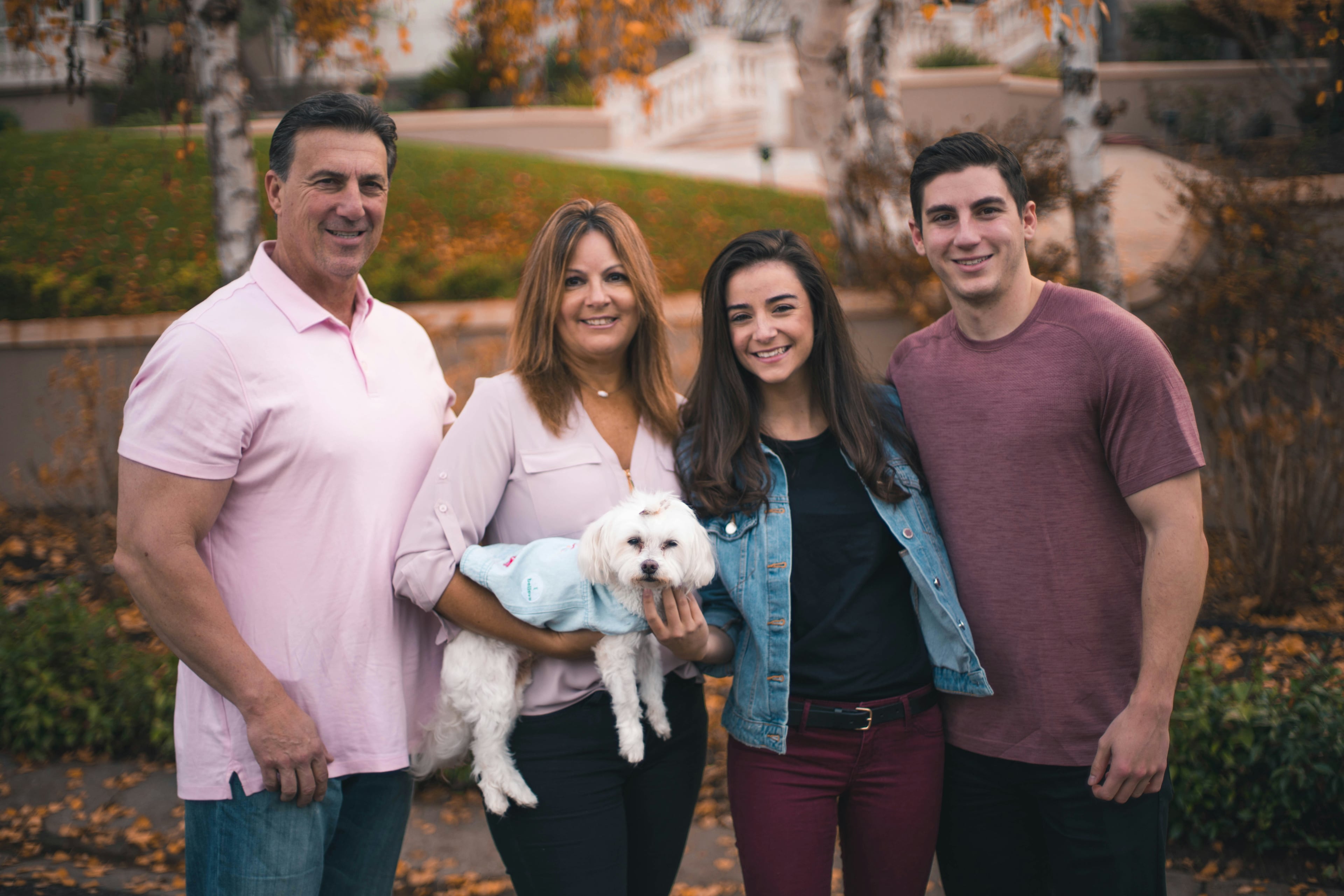 Happy family protected with mortgage insurance